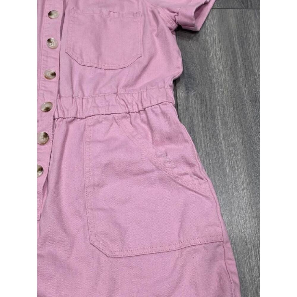 Show Me Your Mumu Y2K Preppy Cannon Romper in Pink denim XL A004666 - Picture 9 of 15